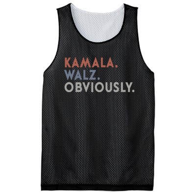 Kamala Harris Tim Walz Obviously Vote Harris Waltz 2024 Mesh Reversible Basketball Jersey Tank