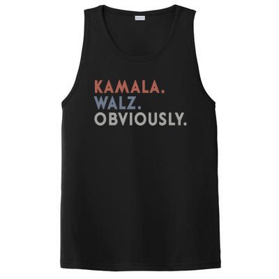 Kamala Harris Tim Walz Obviously Vote Harris Waltz 2024 PosiCharge Competitor Tank