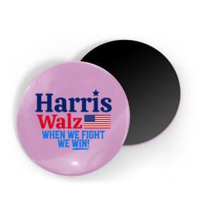 Kamala Harris Tim Walz When We Fight We Win Magnet