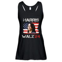 Kamala Harris Tim Walz Waltz Ladies Essential Flowy Tank