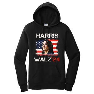 Kamala Harris Tim Walz Waltz Women's Pullover Hoodie