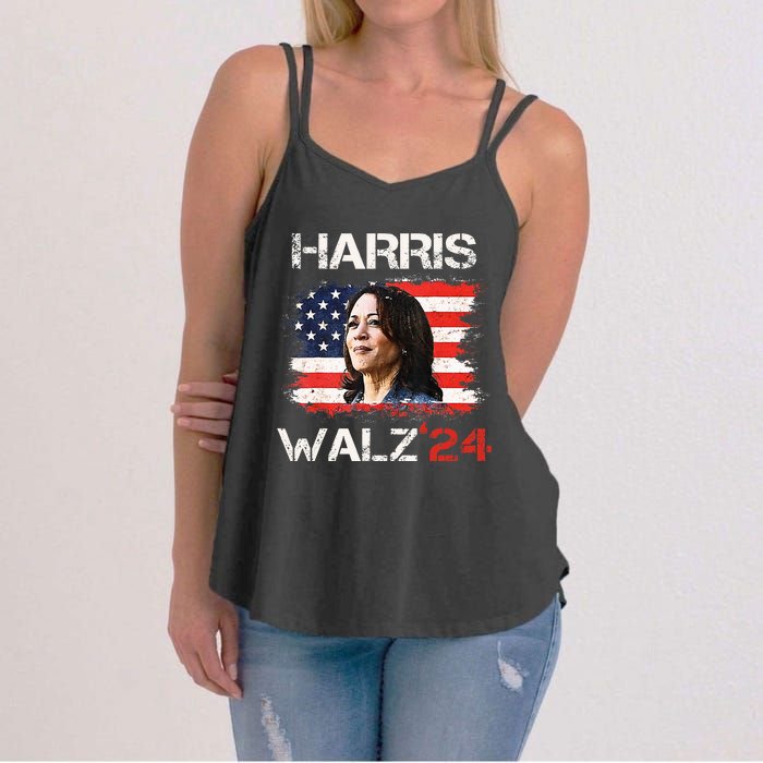 Kamala Harris Tim Walz Waltz Women's Strappy Tank