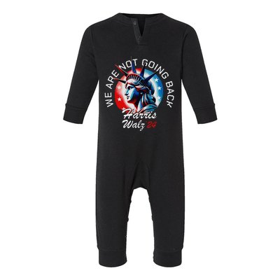 Kamala Harris Tim Walz Waltz For President Patriotic Kamala Gift Infant Fleece One Piece