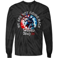 Kamala Harris Tim Walz Waltz For President Patriotic Kamala Gift Tie-Dye Long Sleeve Shirt