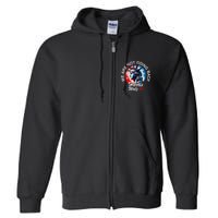 Kamala Harris Tim Walz Waltz For President Patriotic Kamala Gift Full Zip Hoodie