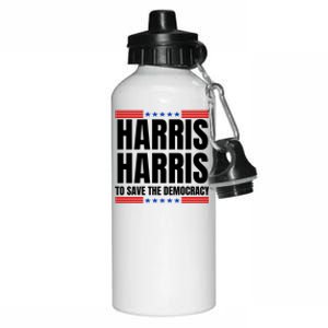 Kamala Harris To Save The Democracy Aluminum Water Bottle