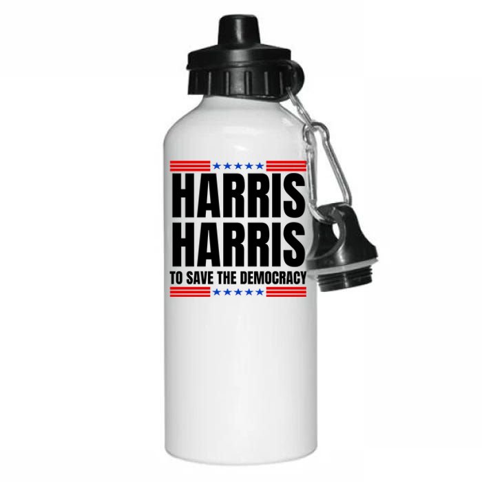 Kamala Harris To Save The Democracy Aluminum Water Bottle