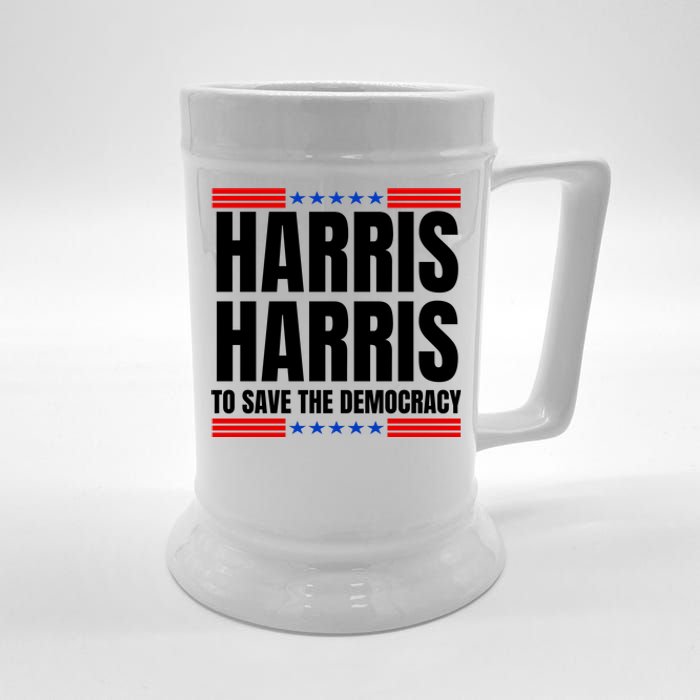 Kamala Harris To Save The Democracy Beer Stein