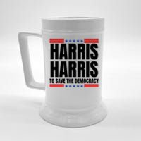 Kamala Harris To Save The Democracy Beer Stein