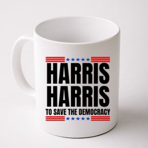 Kamala Harris To Save The Democracy Coffee Mug