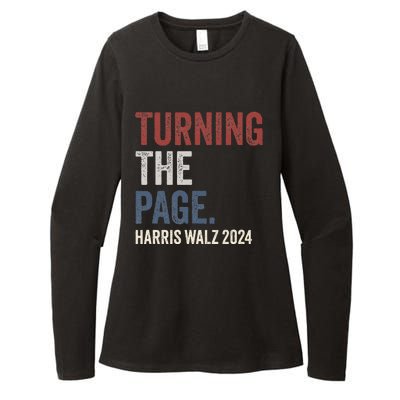 Kamala Harris Turning The Page Womens CVC Long Sleeve Shirt