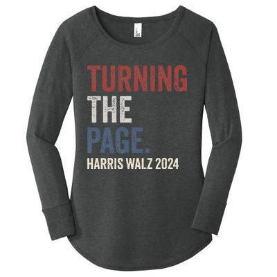 Kamala Harris Turning The Page Women's Perfect Tri Tunic Long Sleeve Shirt