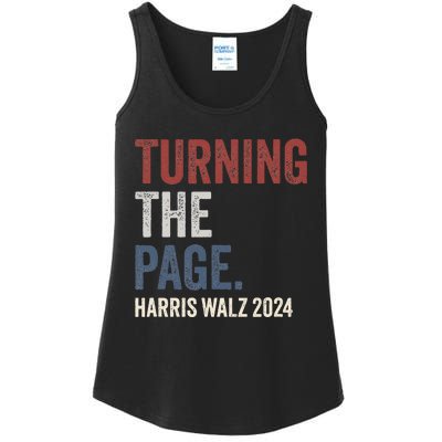 Kamala Harris Turning The Page Ladies Essential Tank