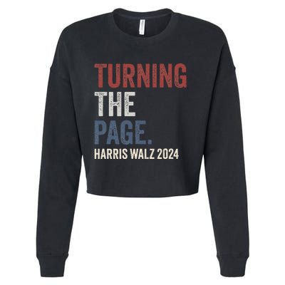 Kamala Harris Turning The Page Cropped Pullover Crew