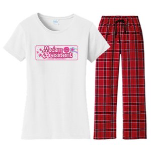 Kamala Harris Tim Walz Waltz Cute 2024 Women's Flannel Pajama Set