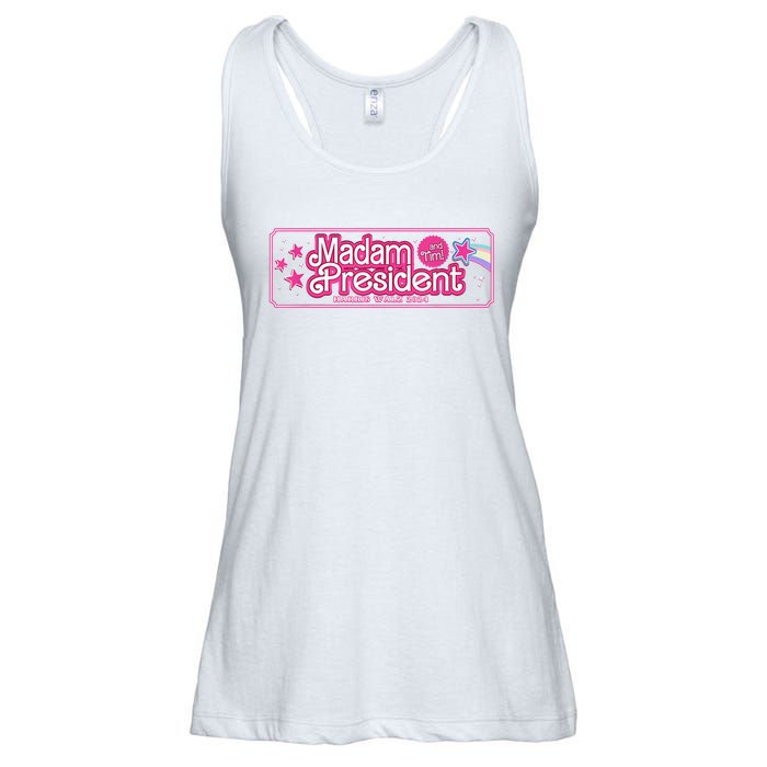 Kamala Harris Tim Walz Waltz Cute 2024 Ladies Essential Flowy Tank