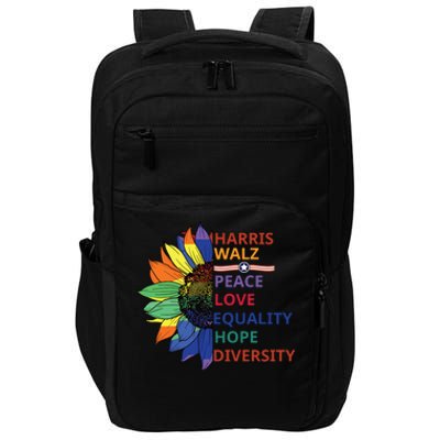 Kamala Harris Tim Walz Waltz Impact Tech Backpack