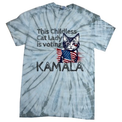 Kamala Harris This Crazy Cat Lady Is Voting Kamala Tie-Dye T-Shirt