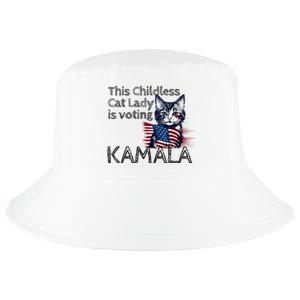 Kamala Harris This Crazy Cat Lady Is Voting Kamala Cool Comfort Performance Bucket Hat