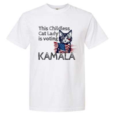 Kamala Harris This Crazy Cat Lady Is Voting Kamala Garment-Dyed Heavyweight T-Shirt