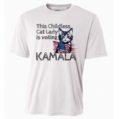 Kamala Harris This Crazy Cat Lady Is Voting Kamala Cooling Performance Crew T-Shirt