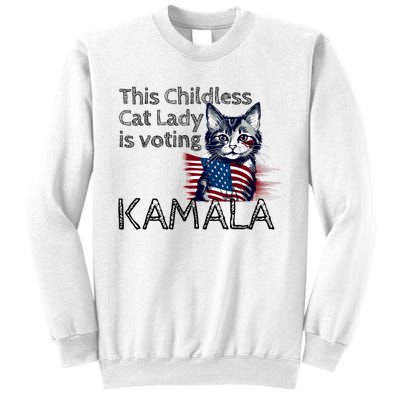 Kamala Harris This Crazy Cat Lady Is Voting Kamala Sweatshirt