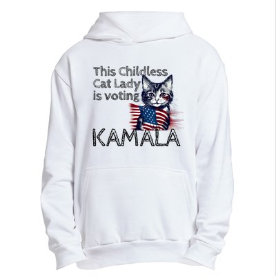 Kamala Harris This Crazy Cat Lady Is Voting Kamala Urban Pullover Hoodie