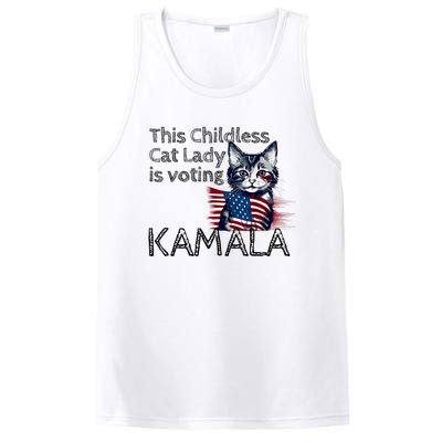 Kamala Harris This Crazy Cat Lady Is Voting Kamala PosiCharge Competitor Tank