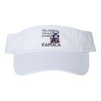 Kamala Harris This Crazy Cat Lady Is Voting Kamala Valucap Bio-Washed Visor