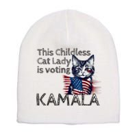 Kamala Harris This Crazy Cat Lady Is Voting Kamala Short Acrylic Beanie