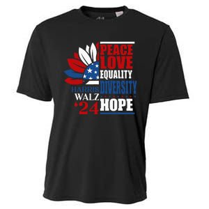 Kamala Harris Tim Walz 2024 Peace Lgbt Harris Waltz 2024 Cooling Performance Crew T-Shirt