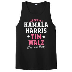 Kamala Harris Tim Walz 2024 President Election I’M With Them PosiCharge Competitor Tank