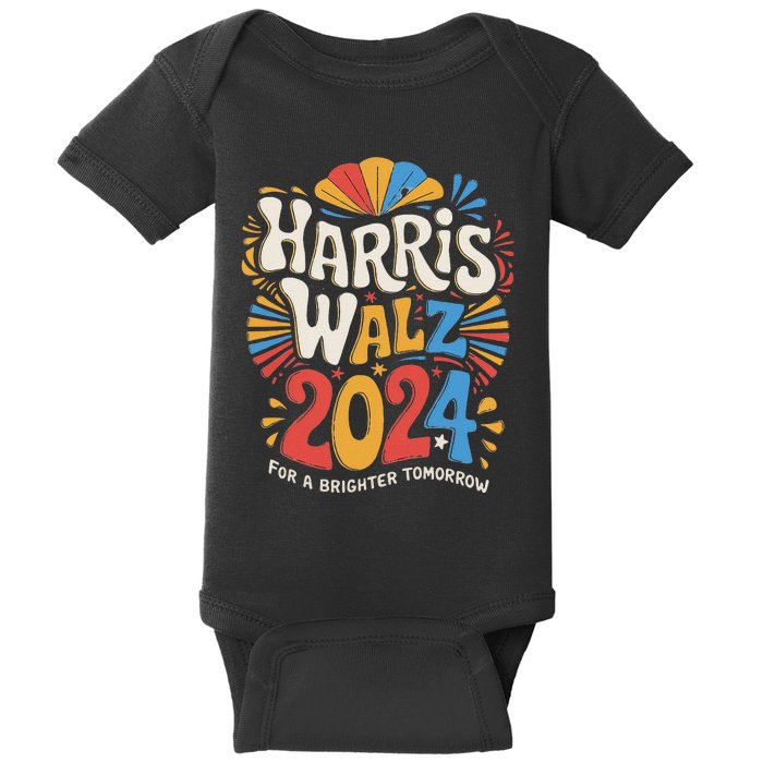 Kamala Harris Tim Waltz Campaign Harris Walz 2024 Election Gift Baby Bodysuit