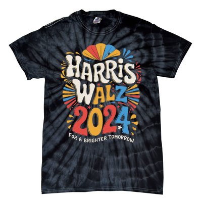 Kamala Harris Tim Waltz Campaign Harris Walz 2024 Election Gift Tie-Dye T-Shirt