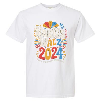 Kamala Harris Tim Waltz Campaign Harris Walz 2024 Election Gift Garment-Dyed Heavyweight T-Shirt