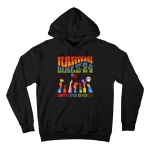 Kamala Harris Tim Walz Waltz Boho Aesthetic Hoodie