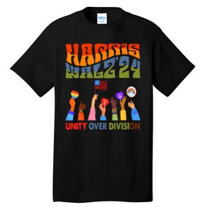 Kamala Harris Tim Walz Waltz Boho Aesthetic Tall T-Shirt