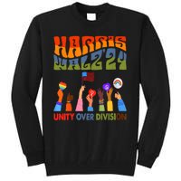 Kamala Harris Tim Walz Waltz Boho Aesthetic Tall Sweatshirt