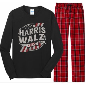 Kamala Harris Tim Walz Waltz 2024 Long Sleeve Pajama Set