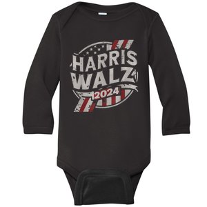 Kamala Harris Tim Walz Waltz 2024 Baby Long Sleeve Bodysuit