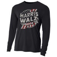 Kamala Harris Tim Walz Waltz 2024 Cooling Performance Long Sleeve Crew