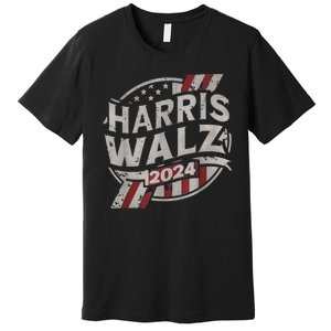 Kamala Harris Tim Walz Waltz 2024 Premium T-Shirt