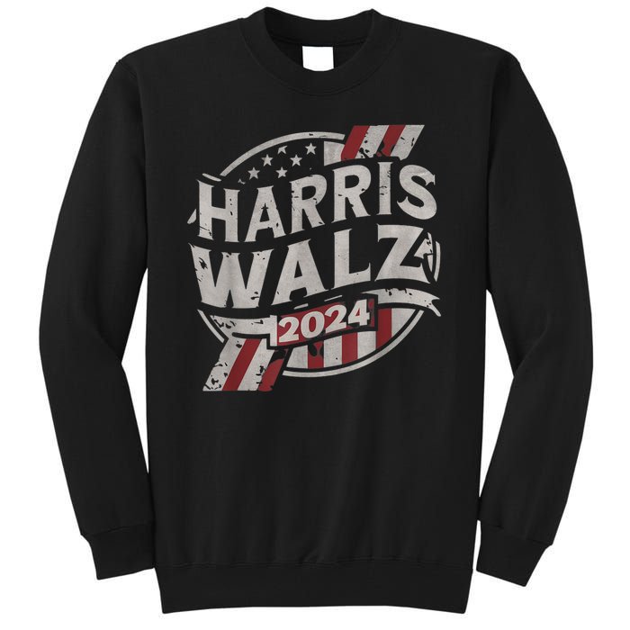 Kamala Harris Tim Walz Waltz 2024 Tall Sweatshirt