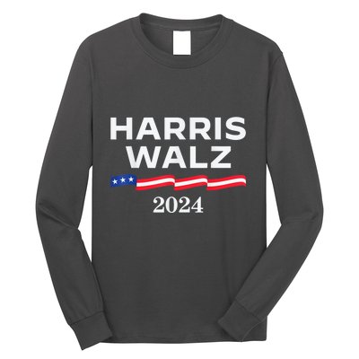 Kamala Harris Tim Walz Waltz Long Sleeve Shirt