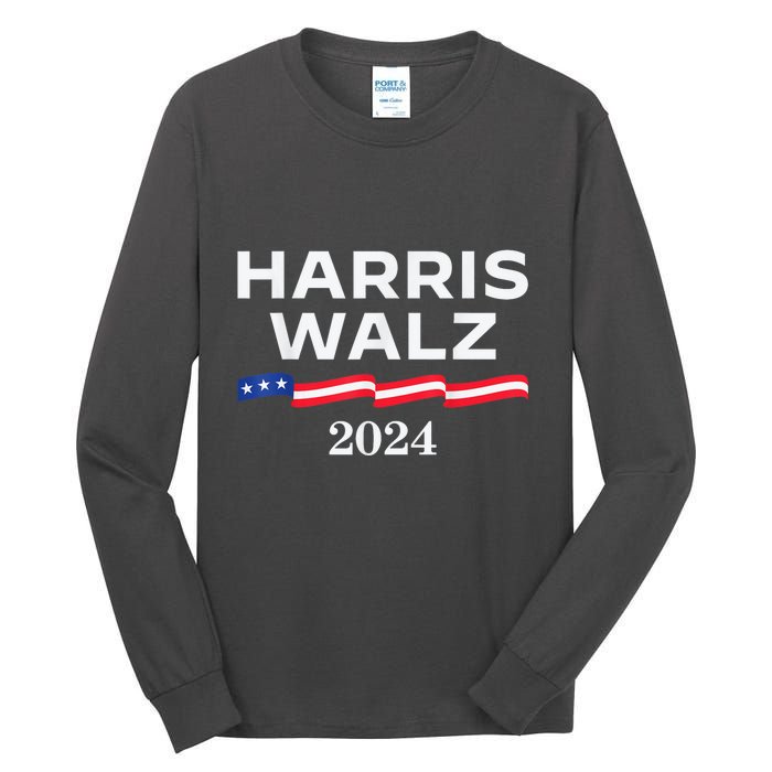 Kamala Harris Tim Walz Waltz Tall Long Sleeve T-Shirt