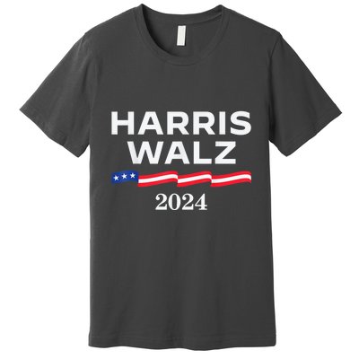 Kamala Harris Tim Walz Waltz Premium T-Shirt