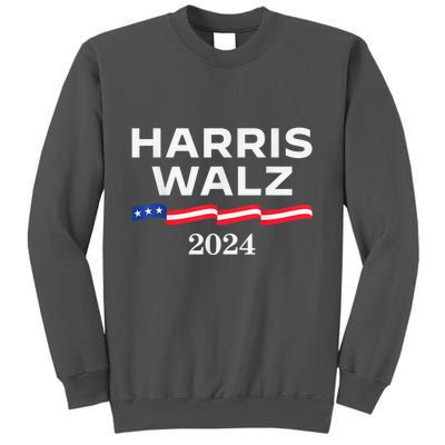 Kamala Harris Tim Walz Waltz Tall Sweatshirt