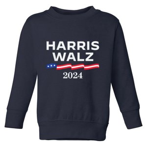 Kamala Harris Tim Walz Waltz Toddler Sweatshirt