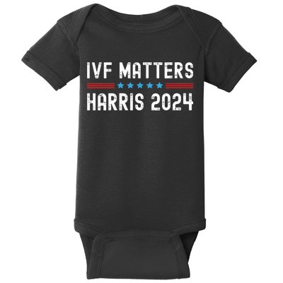 Kamala Harris Tim Walz Ivf Matters President 2024 Baby Bodysuit