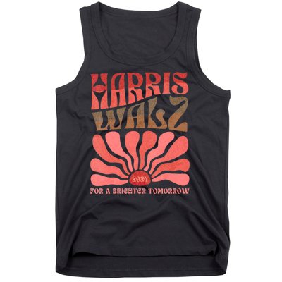 Kamala Harris Tim Walz 2024 Boho Aesthetic Harris Waltz 2024 Tank Top